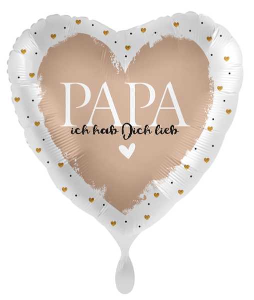 Folienballon - Papa, ich hab dich lieb - ø 43cm